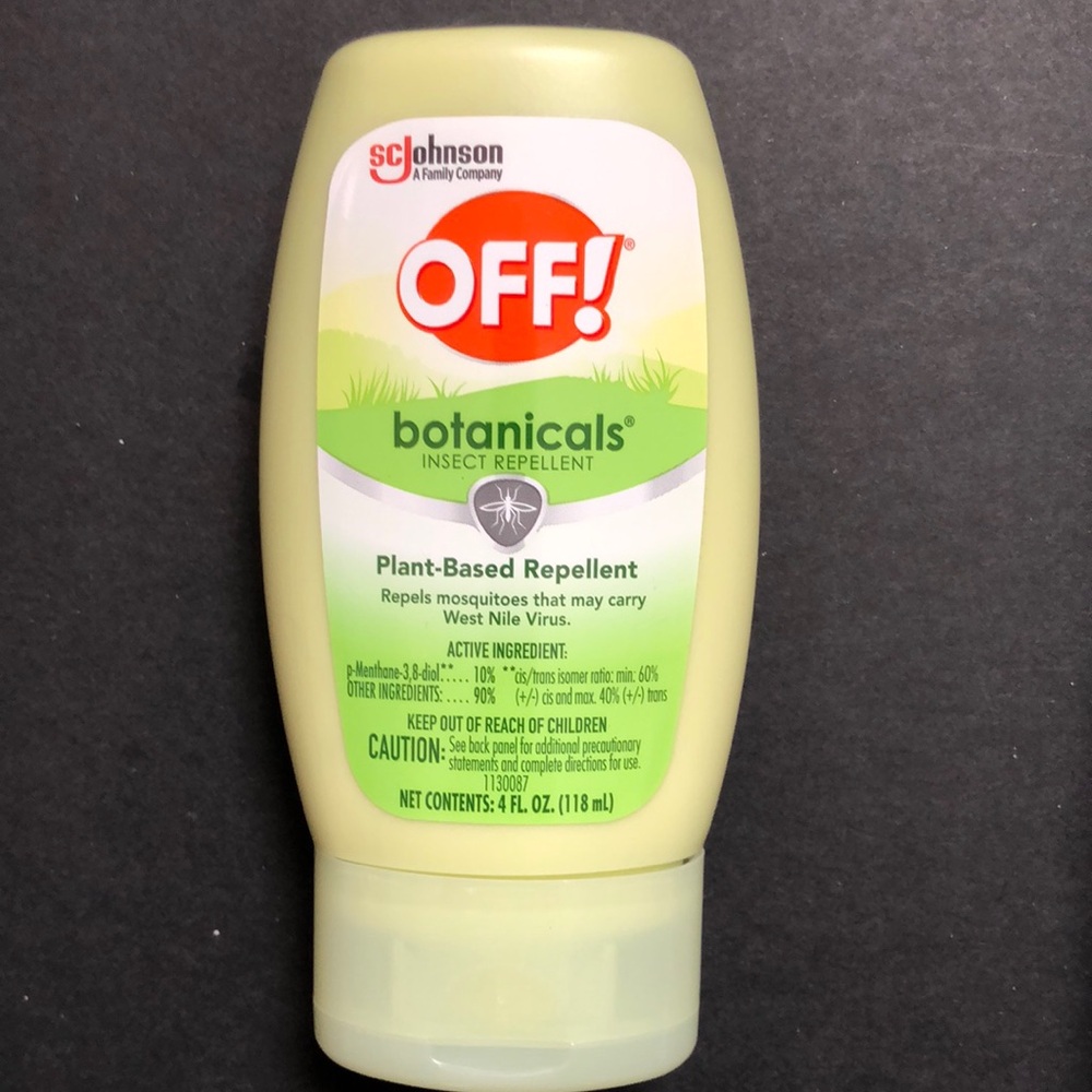 OFF! Botanicals Insect Repellent 
Plant Based Repellent 
4 oz